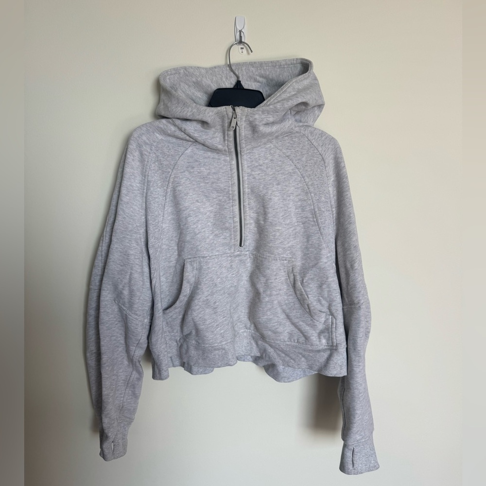 Lululemon Ultra Light Gray Scuba Hoodie XL/XXL